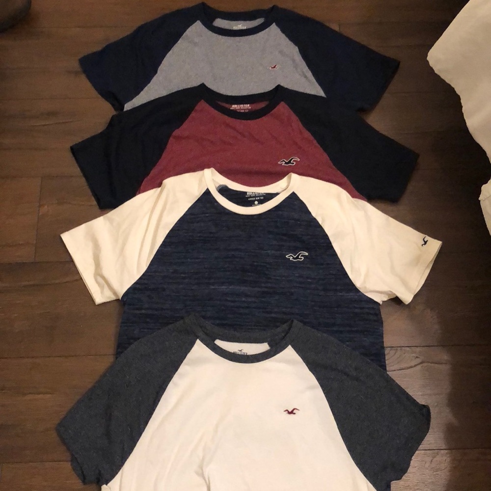Hollister Curved Hem Tees